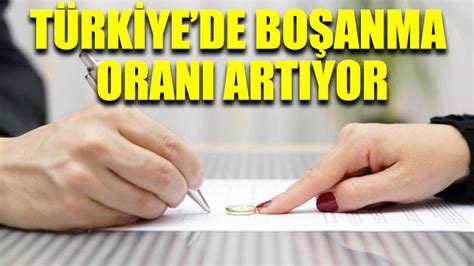 Türkiye''de boşanma oranı